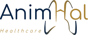 Logotipo de AnimHal Healthcare en color.